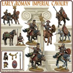 3D Printable resin miniatures Early Imperial Cavalry
