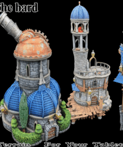 Fantasy Airship & Buildings