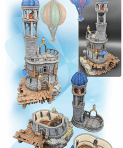 Alternative view of Lifetime All In Airship & Fantasy RPG Buildings