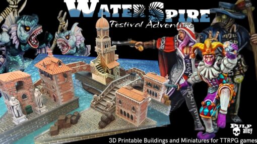 waterspire 3d printable venice golden age