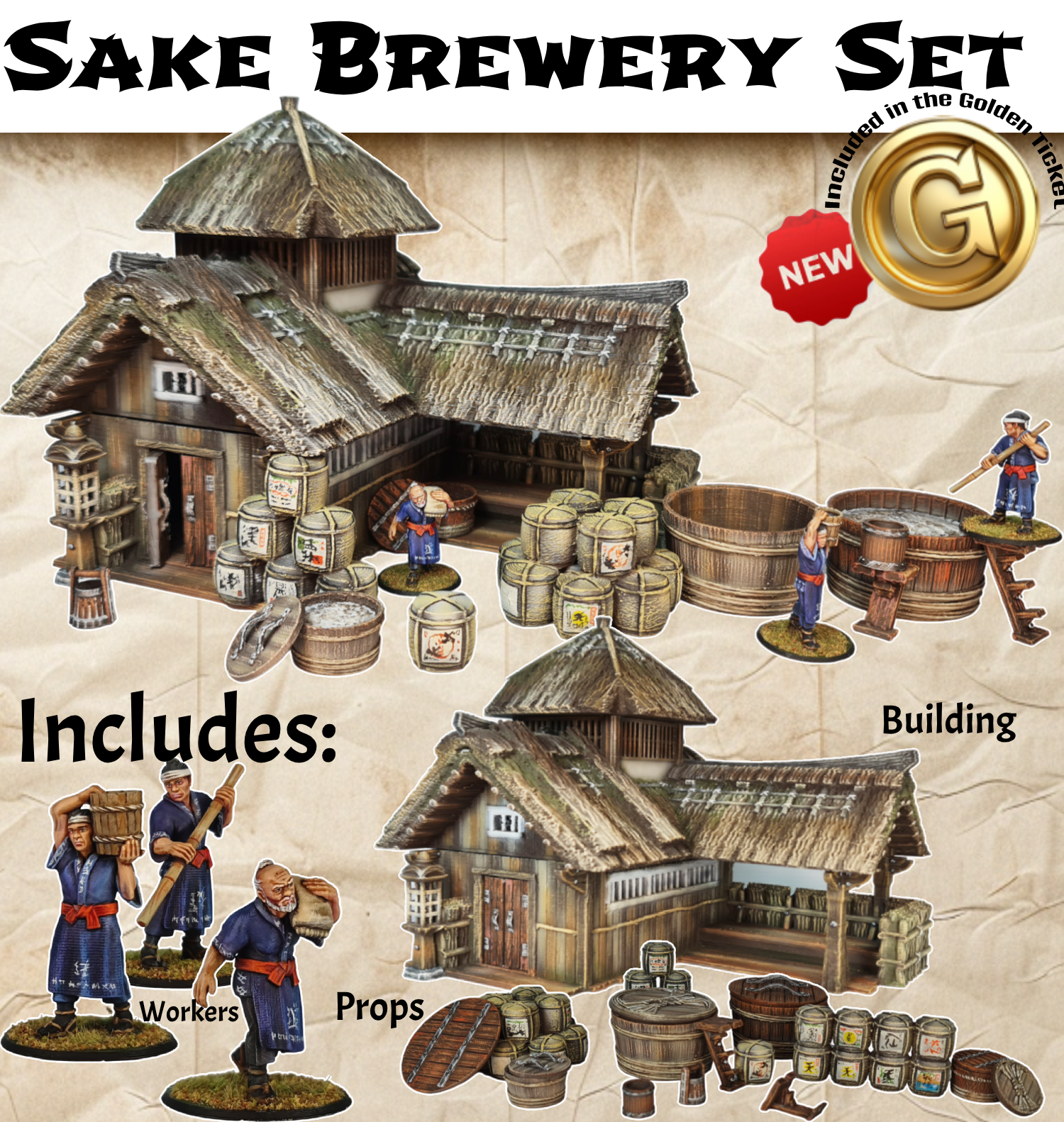 Sake Brewery Set