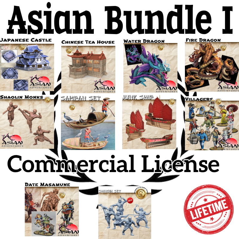 Asian Bundle I - Lifetime Commercial License