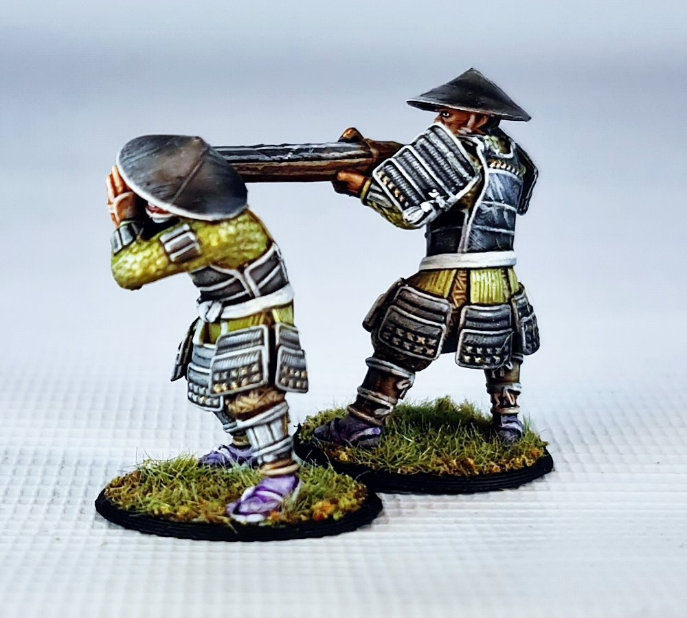 Ozutsu Team x 2 Minis - Samurai Hand Cannon Crew - Edo Period Japan STL Miniatures - Image 3