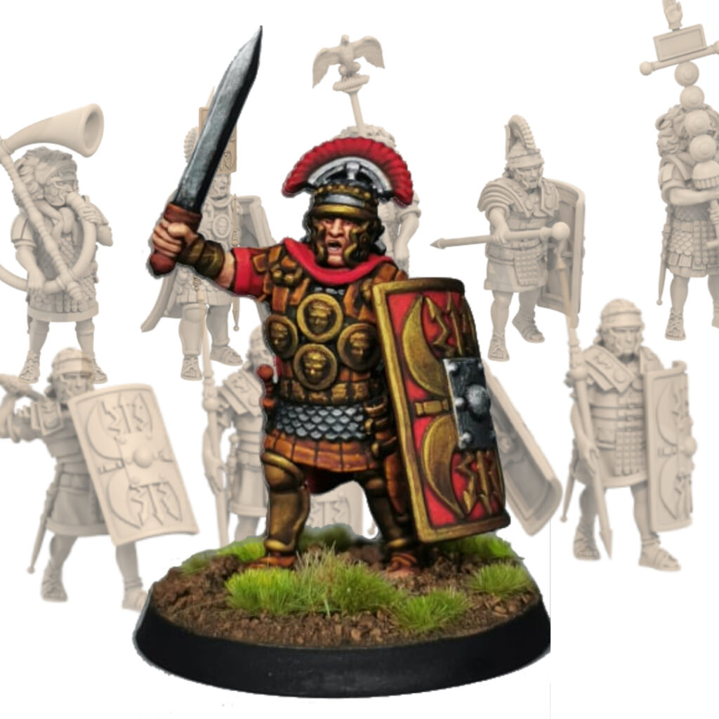 Roman Legionary Miniature, by Iain Lovecraft