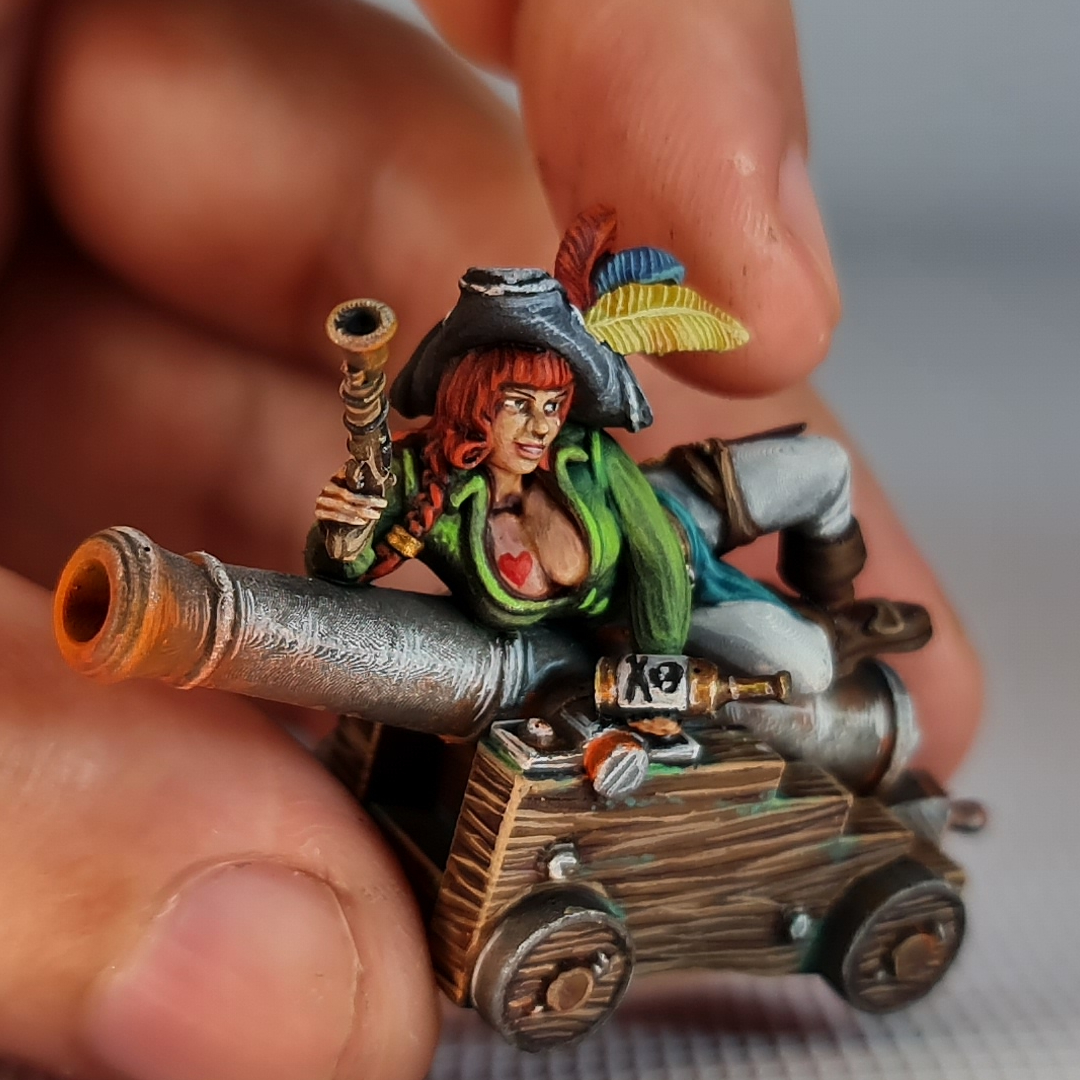 High Quality Pirate Miniature, Rum&Razin