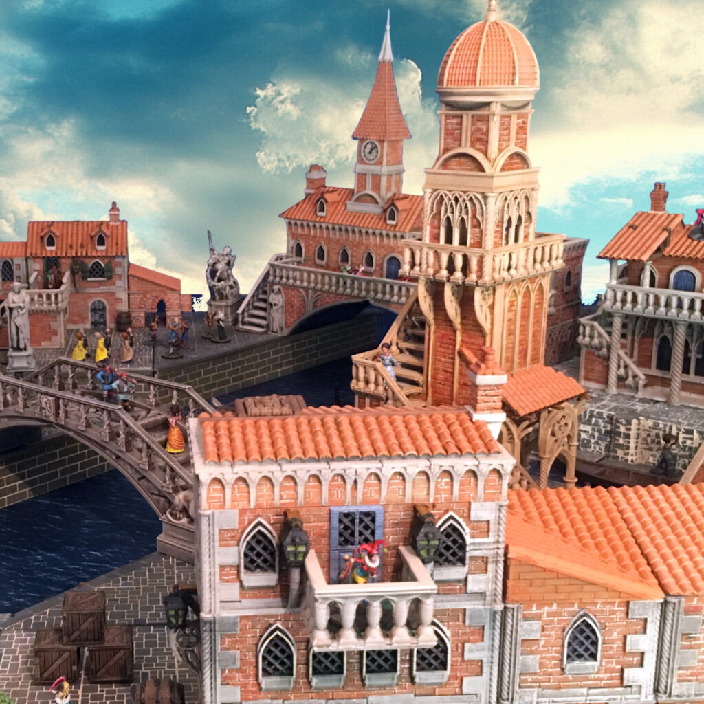 Venice Scaled Scene Designed By Iain Lovecraft