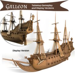 Alternative view of Queen Anne's Revenge Galleon - 3D Printable STL File
