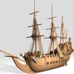 Queen Anne's Revenge Galleon - 3D Printable STL File