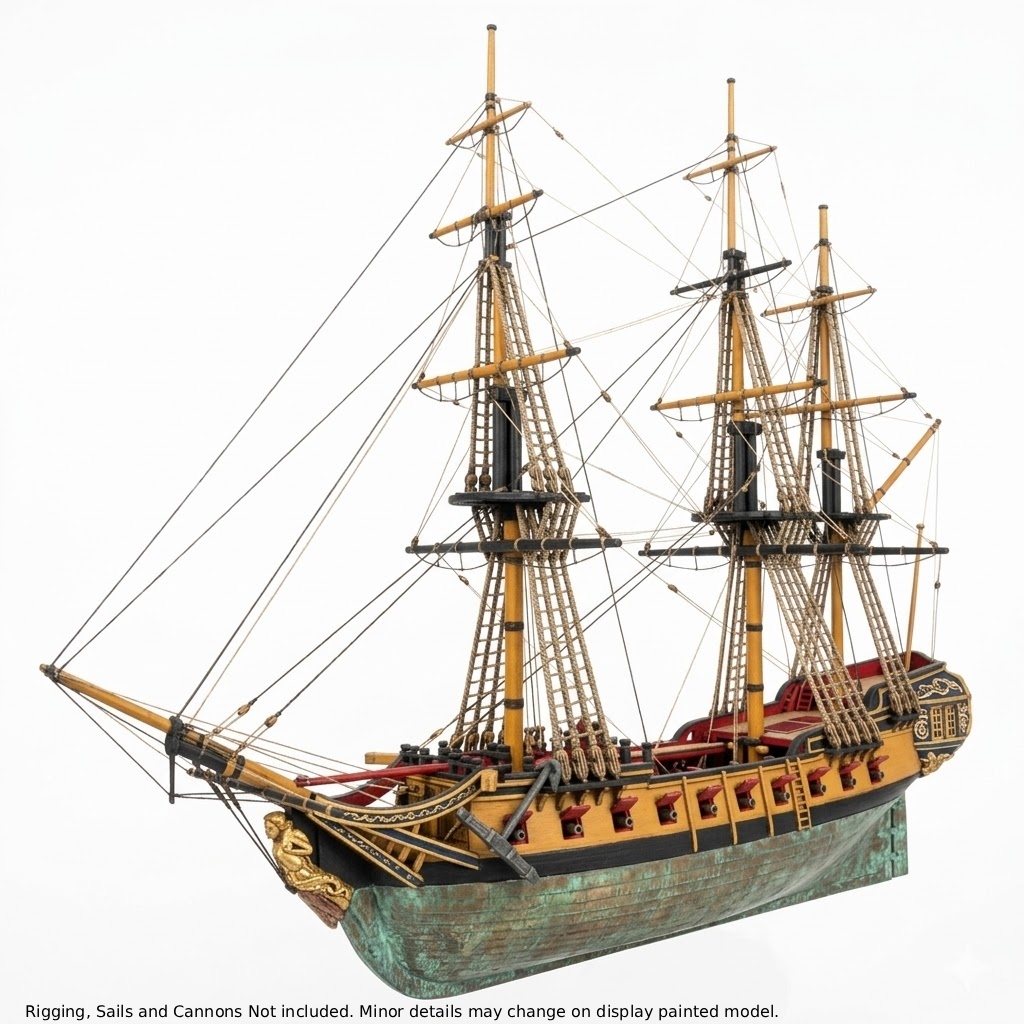 La Concorde Frigate, 3D printable frigate