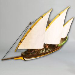 Alternative view of Xebec - 3D Printable Ship for Wargaming