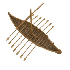 Alternative view of Snekkja Viking Ship - Viking Saga - 3D Printable STL
