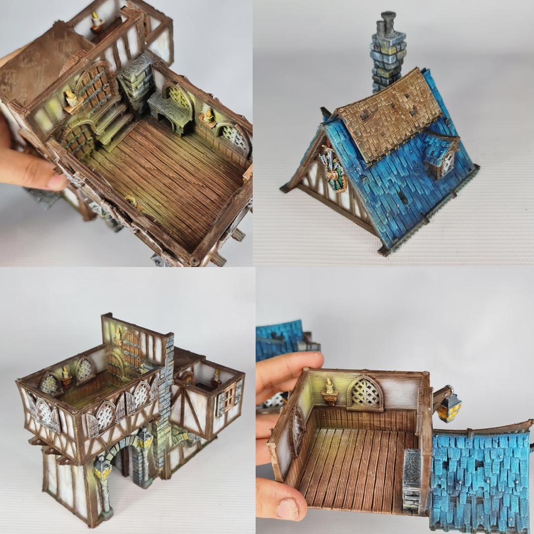 Oldkeep Barracks - Medieval Town Terrain 3D STL - Image 10
