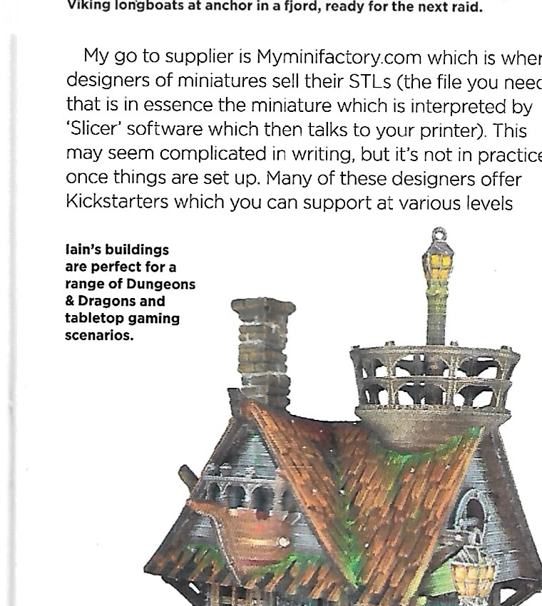 Lovecraft-designed building with dock